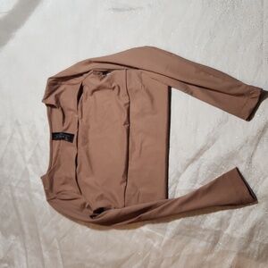 Coreio long-sleeved crop top for women size S